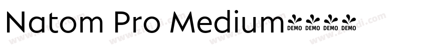Natom Pro Medium字体转换